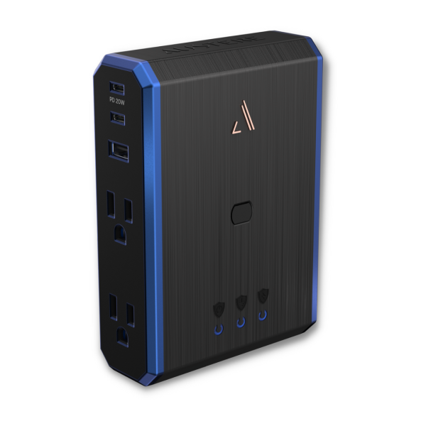 Austere V Series \\ Power 4-Outlet with Omniport USB+PD20 5-Series 4-Outlet Power, 3000J, w/Omniport USB+PD20