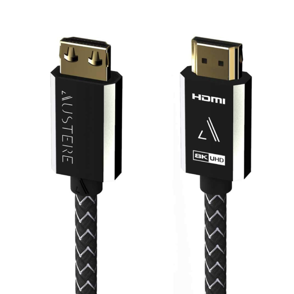 Austere VII Series \\ 8K HDMI Cable 1.5m \\ 2.5m 7-Series 1.5m \\ 2.5m aDesign 8K HDMI WovenArmor w/LinkFit