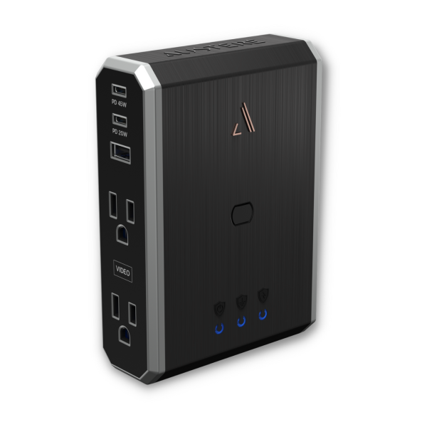 Austere VII Series \\ Power 4-Outlet with Omniport USB+PD45 7-Series 4-Outlet Power, 3500J, w/Omniport USB+PD45