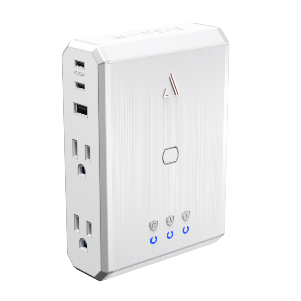 Austere V Series \\ Appliance Power 4-Outlet with Omniport USB+PD20 5-Series 4-Outlet Appliance Power, 3000J, w/Omniport USB+PD20
