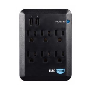 ELAC Protek 6 Outlet Wall Surge Protector